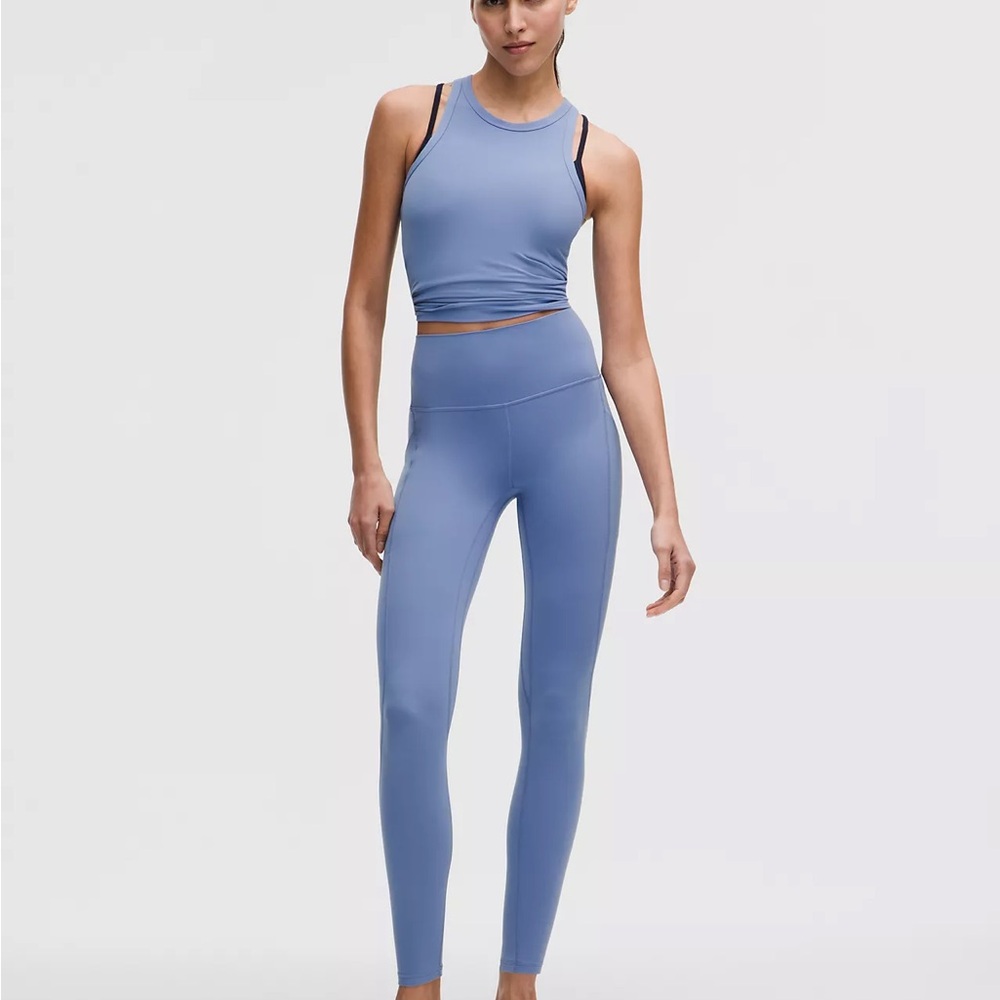 Lululemon Long Align High Rise Leggings Indigo Blue size 12